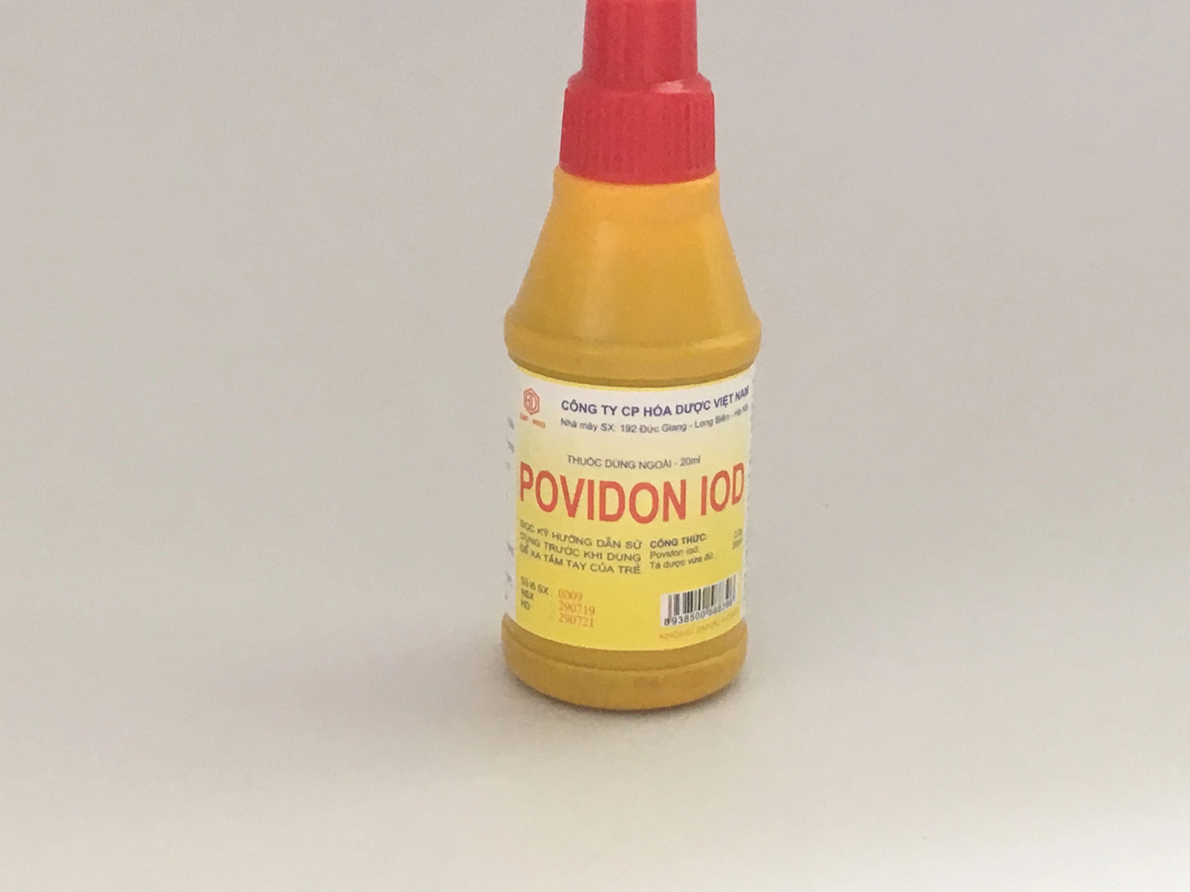 Dung dịch sát khuẩn POVIDON IOD (HÓA DƯỢC) lọ 20ml