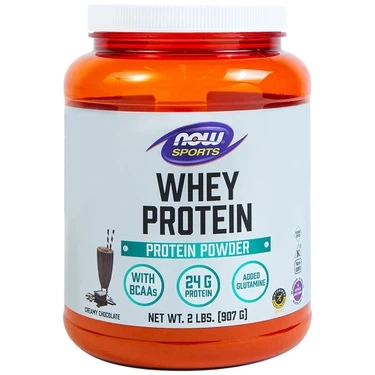 Hỗ trợ bổ sung whey protein cho người tập thể thao bột đạm Now-Whey Isolate vị sô-cô-la hộp x 907g
