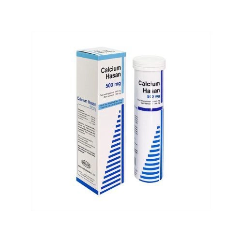 Viên sủi bổ sung canxi Calcium Hasan 500mg hộp 20 viên