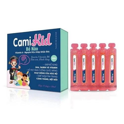 Tăng cường chức năng não bộ Cami Kid Bổ Não hộp 15 ống x 10ml