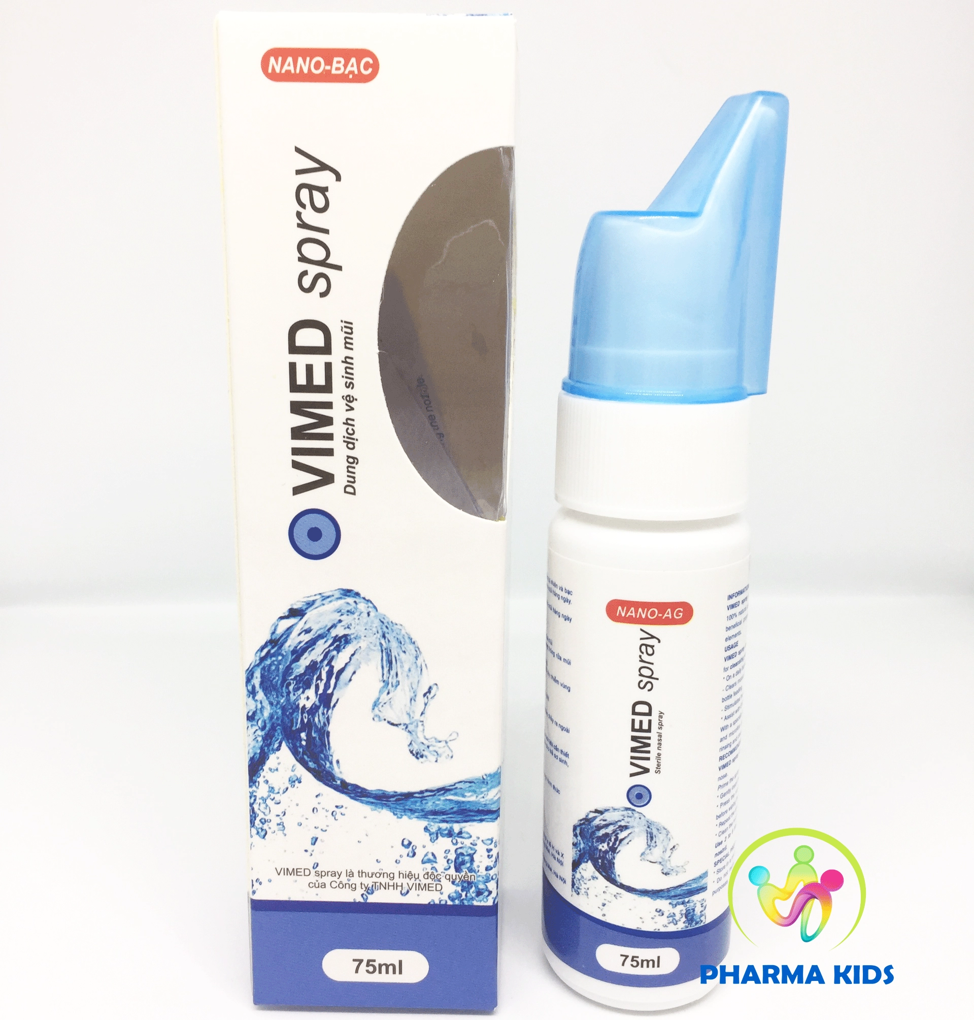 Dung dịch vệ sinh mũi VIMED SPRAY 75ML hộp 1 chai 75ml