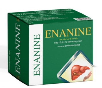 Viên uống hỗ trợ chức năng gan ENANINE hộp 10 vỉ x 10 viên nang mềm