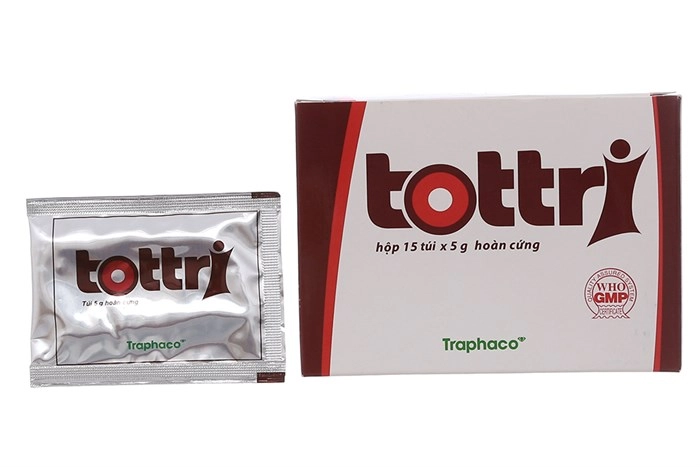 Thuốc trị trĩ Tottri Traphaco hộp 15 túi x 5g hoàn cứng