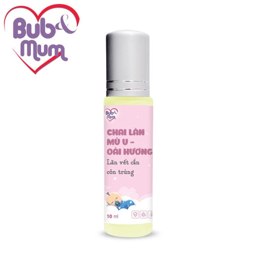 Chai Lăn Mù U - Oải Hương BuB&MuM lăn vết cắn côn trùng chai 10ml