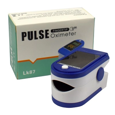 Máy đo nồng độ oxy trong máu SpO2 và nhịp tim Fingertip Pulse Oximeter LK87 hộp 1 cái