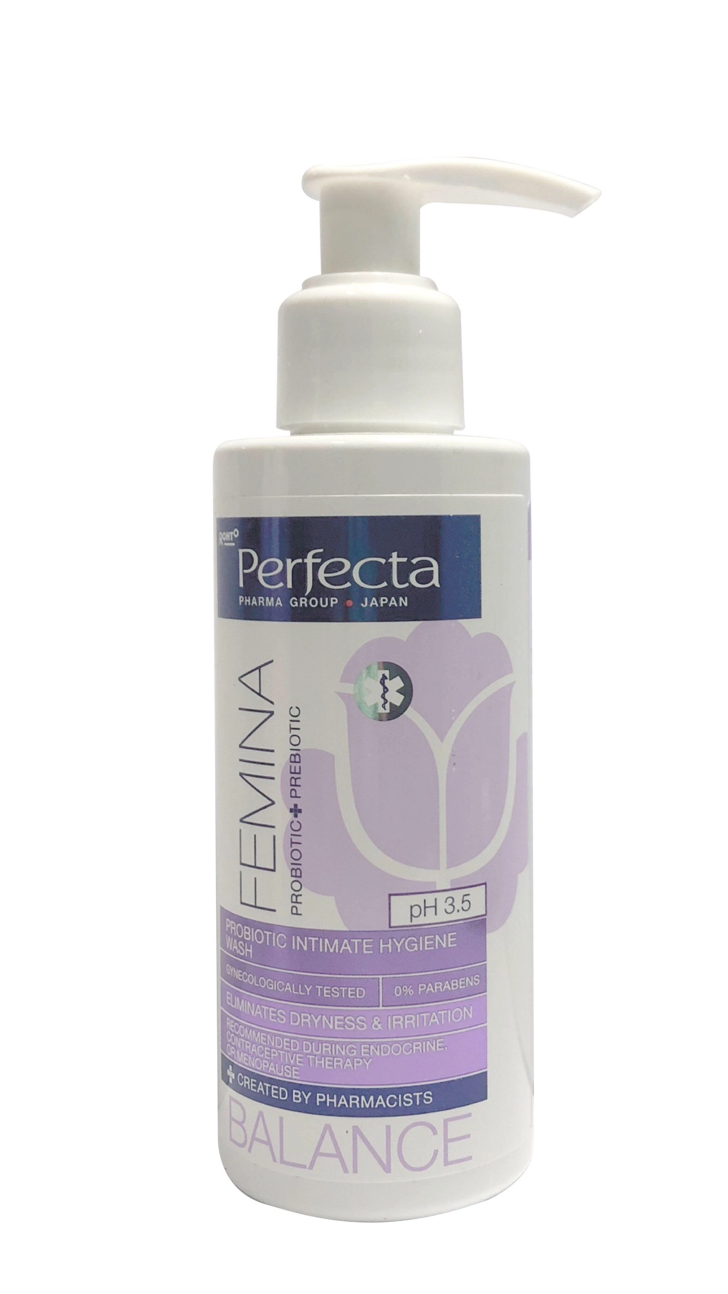 Dung dịch vệ sinh phụ nữ  Perfecta Femina Balance chai 150 ml