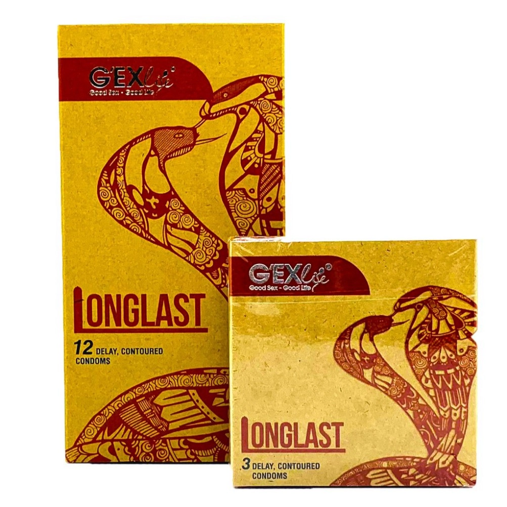 Bao cao su G'exlife Longlast hộp 12 cái
