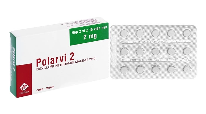 Thuốc chống dị ứng Polarvi 2 hộp 30 viên