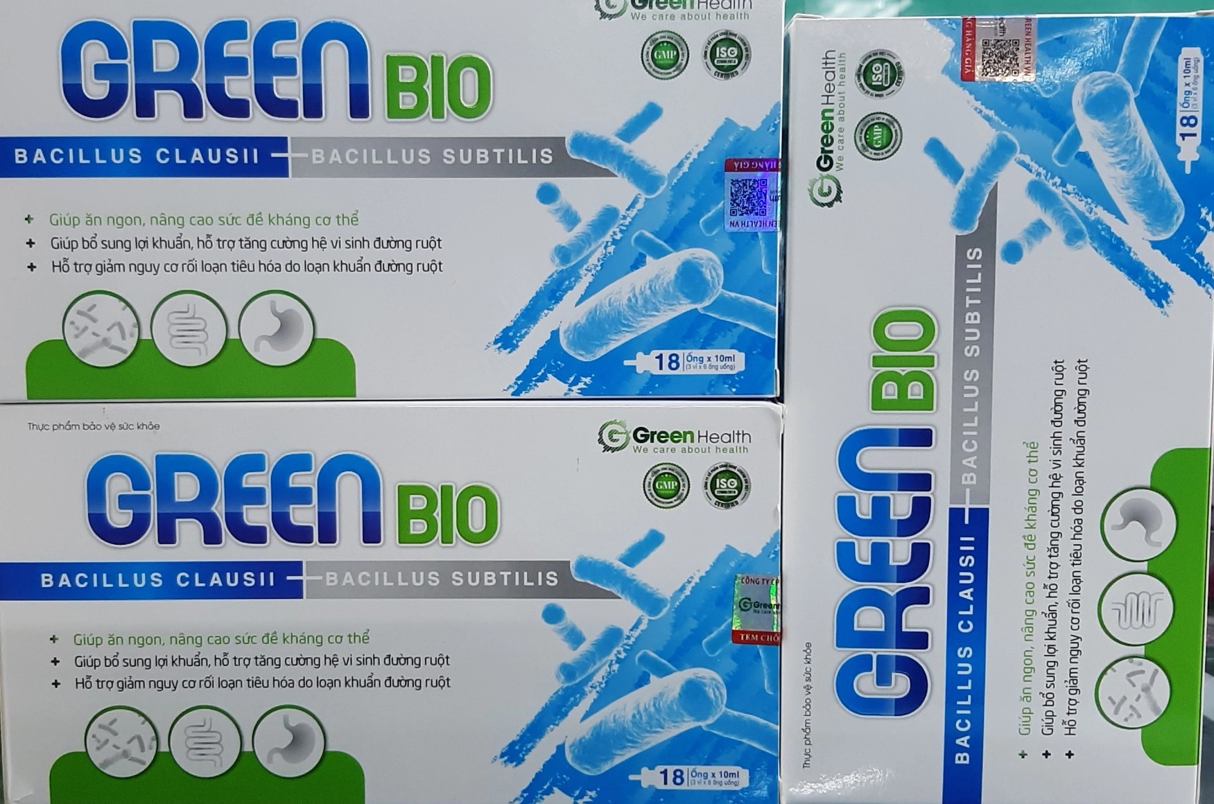 Bổ sung lợi khuẩn Green Bio (Green Health) hộp 18 ống x 10ml