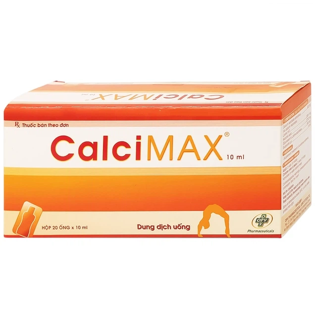 Dung dịch uống CalciMAX hộp 20 ống x 10ml