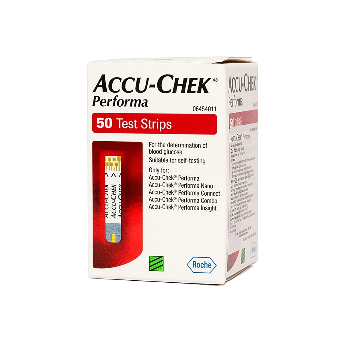 Que thử đường huyết ACCU-CHEK Performa hộp 50 que