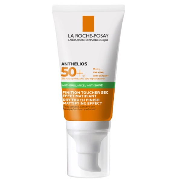 Kem chống nắng  La Roche-Posay ANTHELIOS Anti-Shine Gel-Cream Dry Touch Finish Mattifying Effect SPF50+ hộp 1 tuýp 50ml