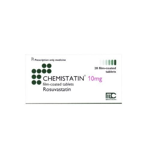Thuốc điều trị mỡ máu Chemistatin 10mg hộp 28 viên
