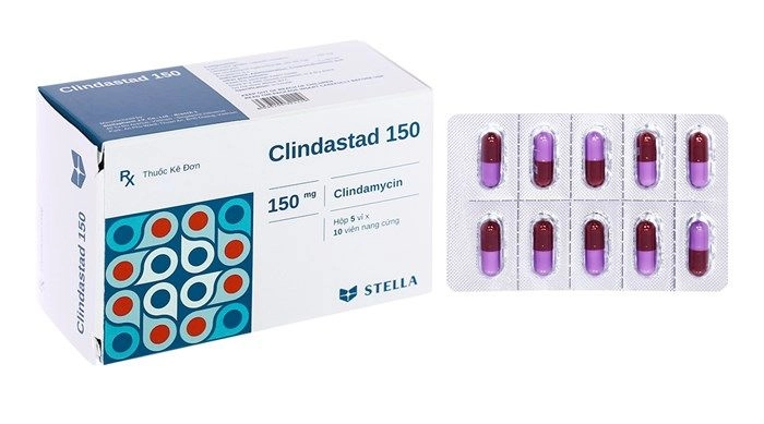 Thuốc kháng sinh Clindastad 150 hộp 50 viên