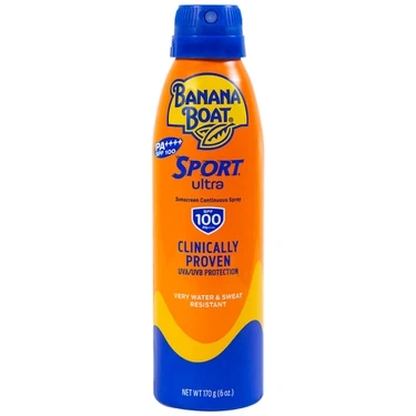 Sữa chống nắng dạng xịt Banana Boat Sport Ultra Suncreen Continuos Spray SPF 100 PA++++ chai x 170g