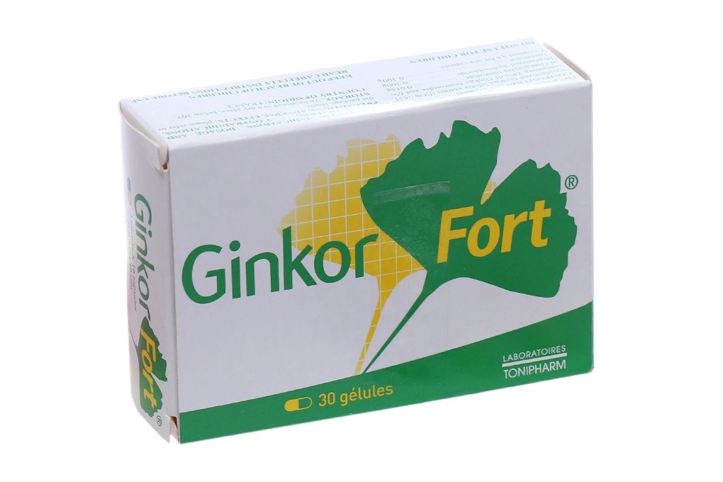 Thuốc trị trĩ, suy giãn tĩnh mạch Ginkor Fort hộp 30 viên