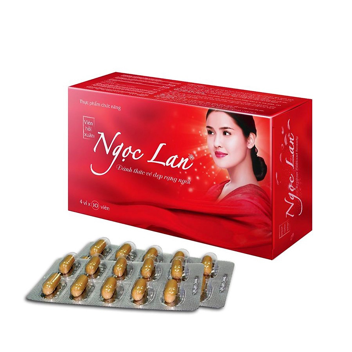 Viên hồi xuân Ngọc Lan hộp 4 vỉ x 10 viên nang mềm