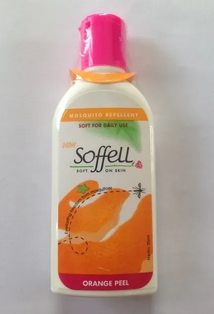 Kem xua muỗi hương cam Soffell chai 70ml