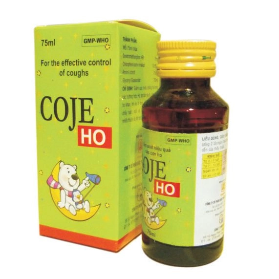 Siro Coje Ho hộp 1 chai 75ml