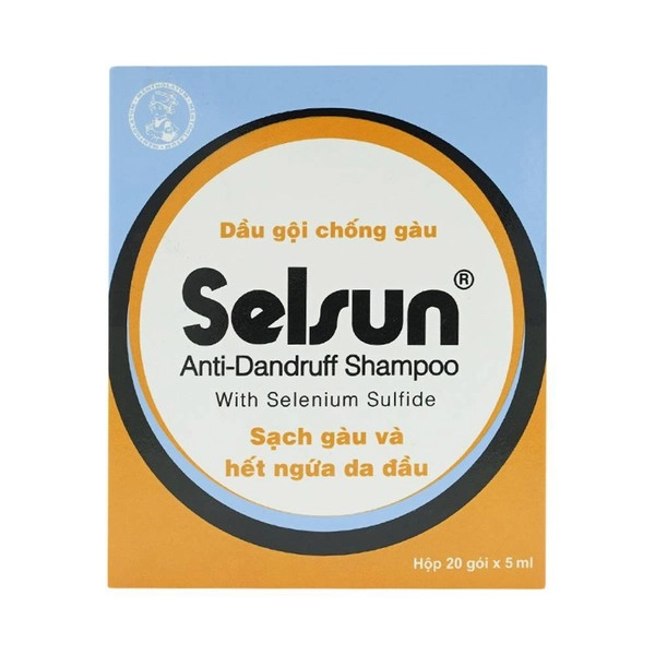 Dầu gội chống gàu Selsun hộp 20 gói x 5ml