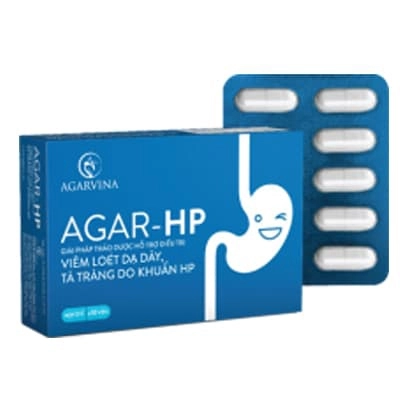 Viên uống hỗ trợ điều trị viêm loét dạ dày, tá tràng Agar-Hp hộp 30 viên