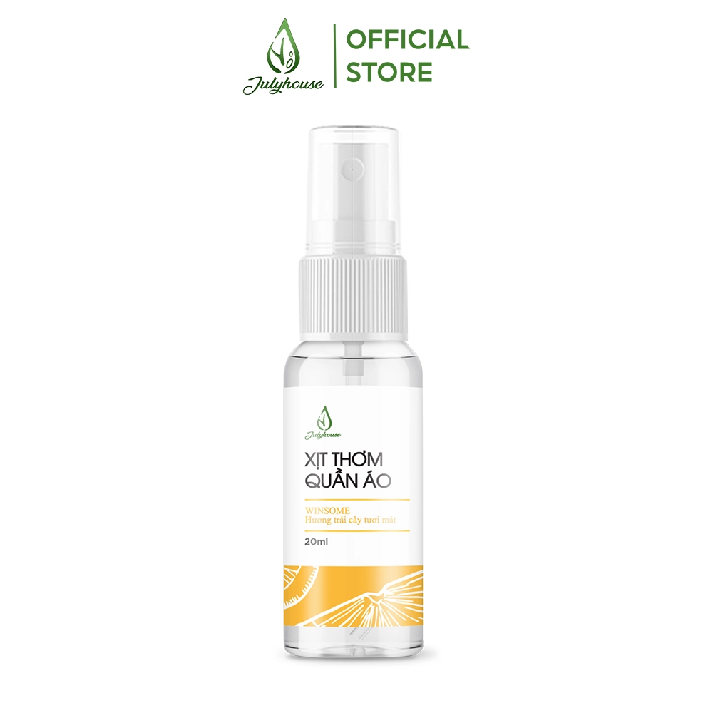 Xịt thơm quần áo Julyhouse Winsome (hương trái cây tươi mát) chai 20ml