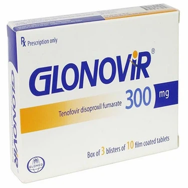 Thuốc kháng virus Glonovir 300mg Glomed hộp 3 vỉ x 10 viên