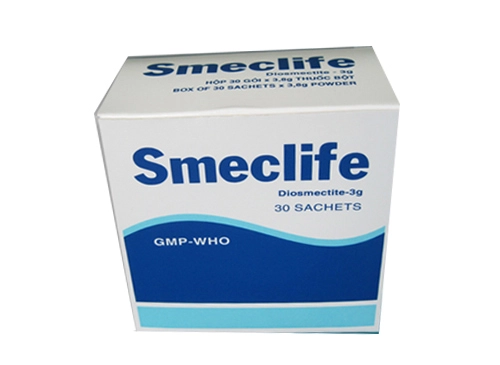 Thuốc trị tiêu chảy, đau dạ dày tá tràng ruột Smeclife hộp 30 gói 3g