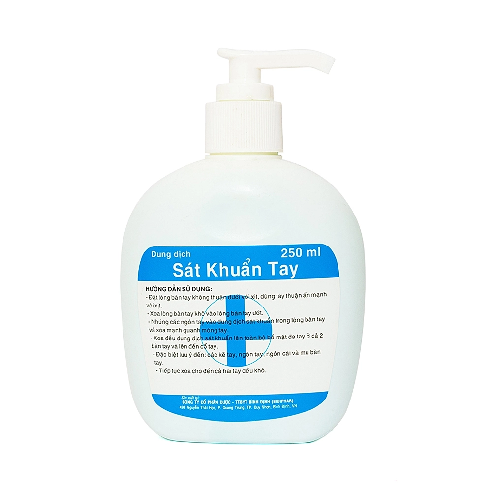 Dung dịch sát khuẩn tay BIDIPHAR chai 250ml