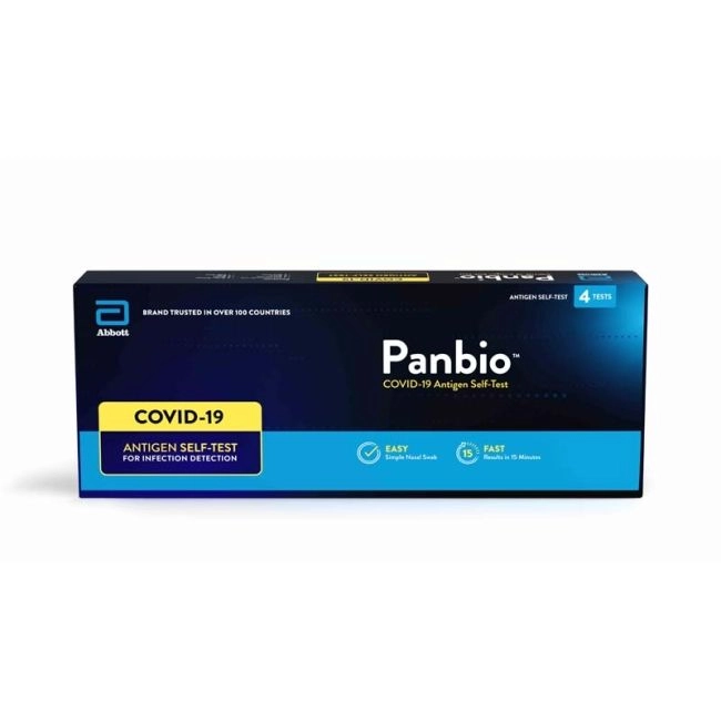 Bộ kit test nhanh Panbio COVID-19 Antigen Self-Test hộp 4 bộ kit