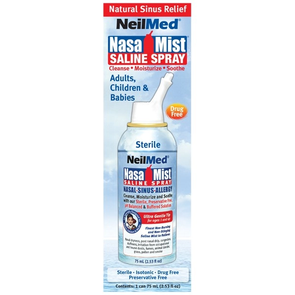 Dụng cụ vệ sinh mũi NEILMED NASAMIST hộp 1 chai 75ml