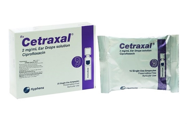 Thuốc nhỏ tai CETRAXAL hộp 15 ống