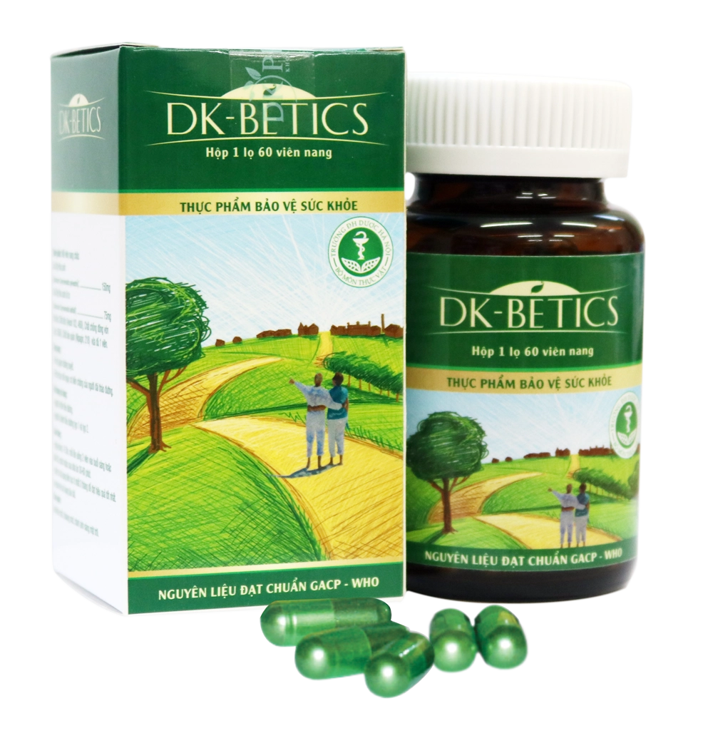 Viên uống tiểu đường DK-Betics hộp 1 lọ 60 viên