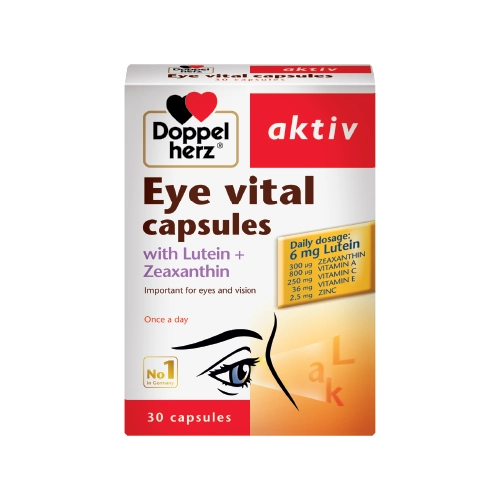 Thực phẩm bổ mắt Eye Vital Capsules Doppelherz hộp 30 viên
