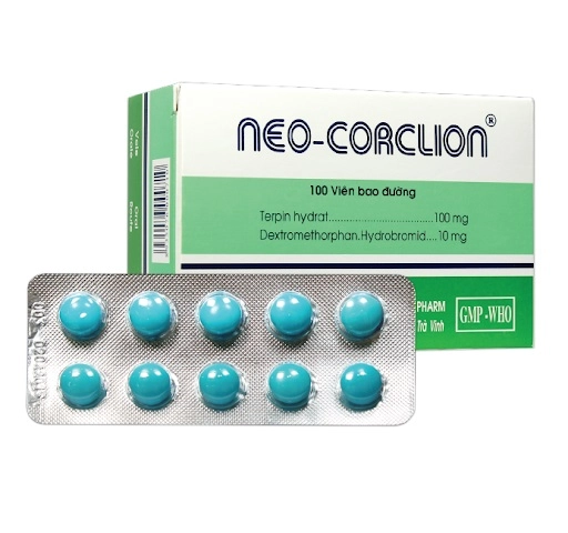 Thuốc điều trị ho, long đờm Neo - Corclion 100mg hộp 100 viên