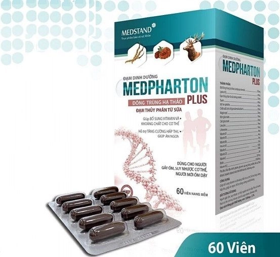 Đạm dinh dưỡng MEDPHARTON PLUS hộp 6 vỉ x 10 viên