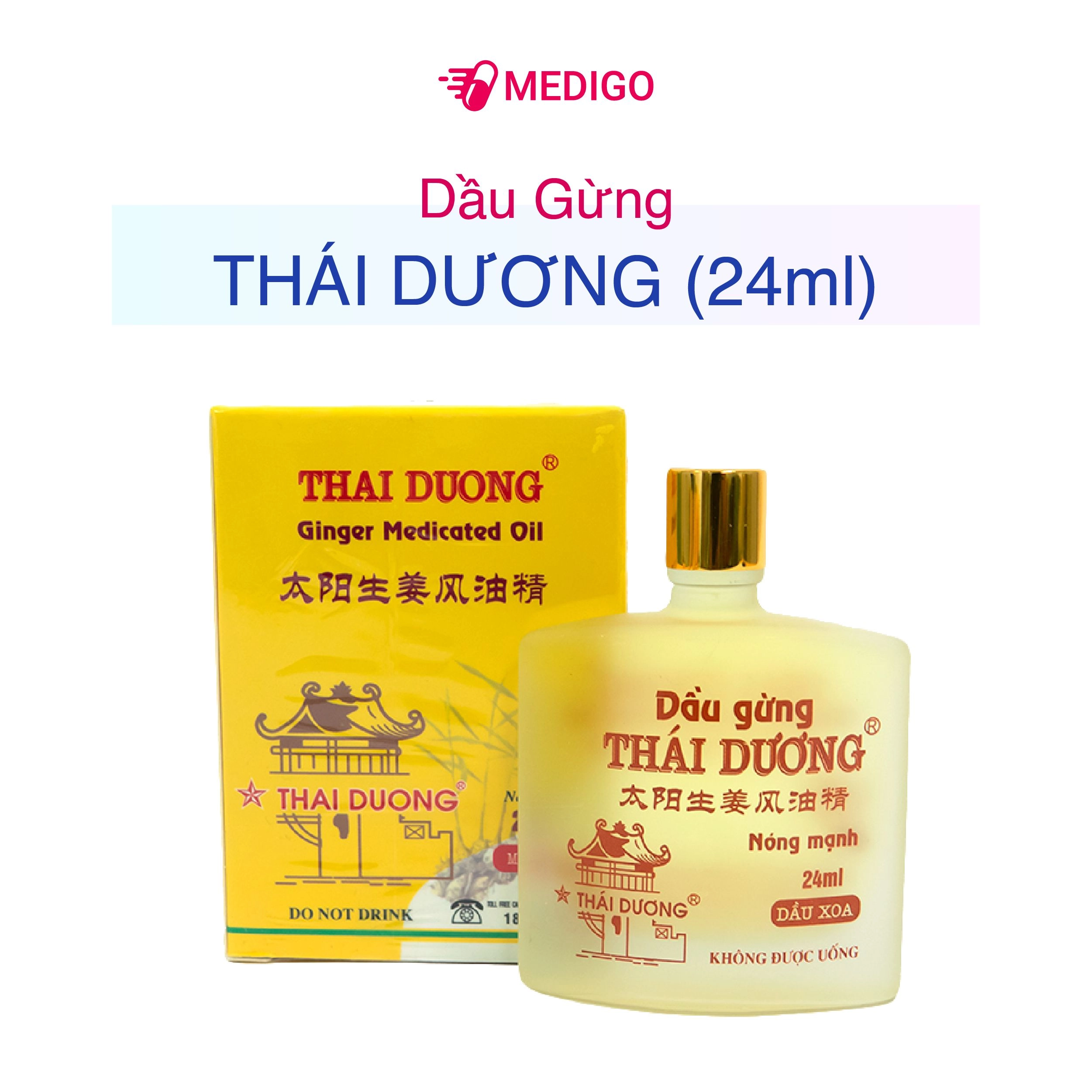 Dầu Gừng Thái Dương chai 24ml