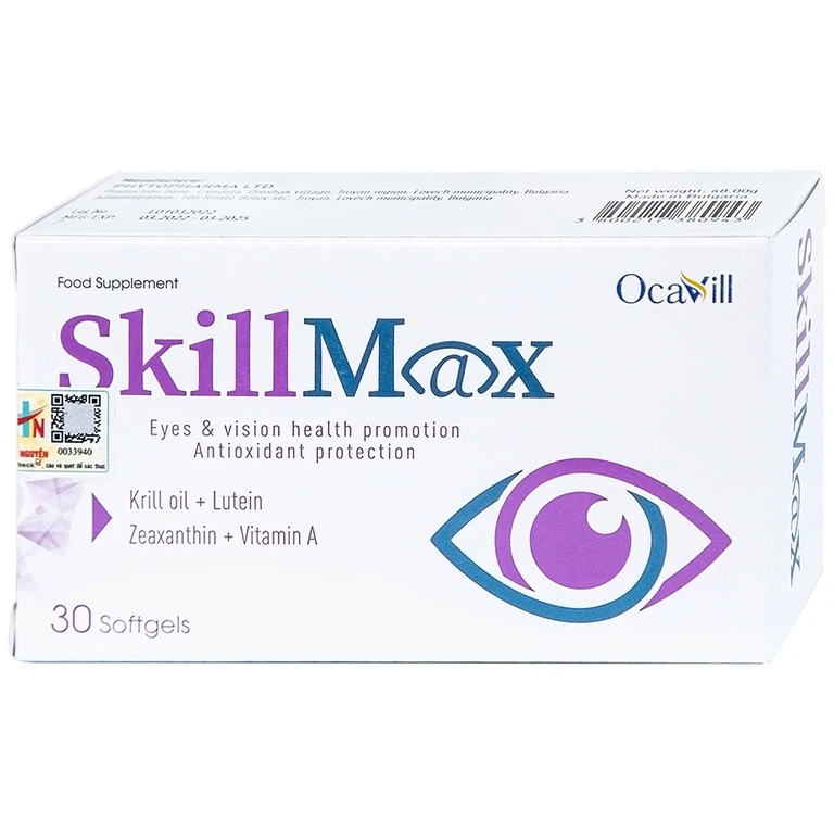 Hỗ trợ tăng cường thị lực SkillMax OCAVILL hộp 3 vỉ x 15 viên