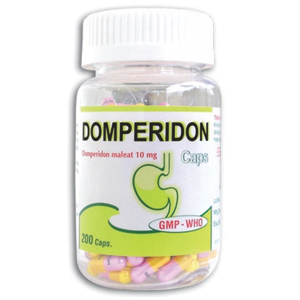 Domperidon caps 10mg NIC chai 200 viên