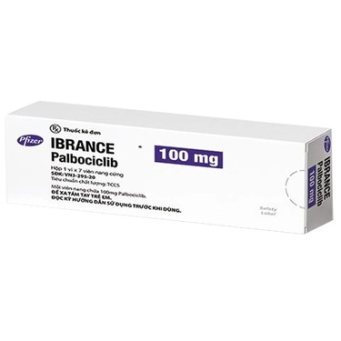Cản trở sự phát triển, lan rộng các tế bào ung thư Ibrance 100mg Pfizer hộp 1 vỉ x 7 viên