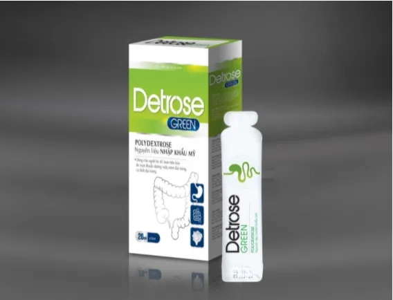Hỗ trợ nhuận tràng, cải thiện táo bón Detrose Green (Green Health) hộp 10 gói x 10ml