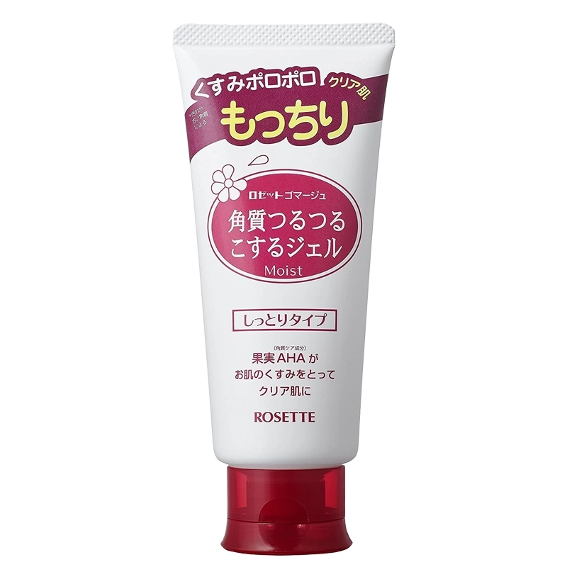 Tẩy tế bào chết ROSETTE Gommage Moist Peeling Gel (hồng) tuýp 180g