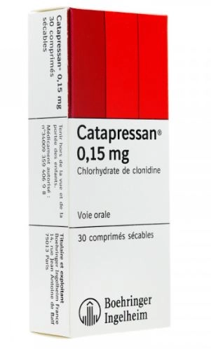 Thuốc điều trị tăng huyết áp Catapressan 0.15mg  hộp 30 viên