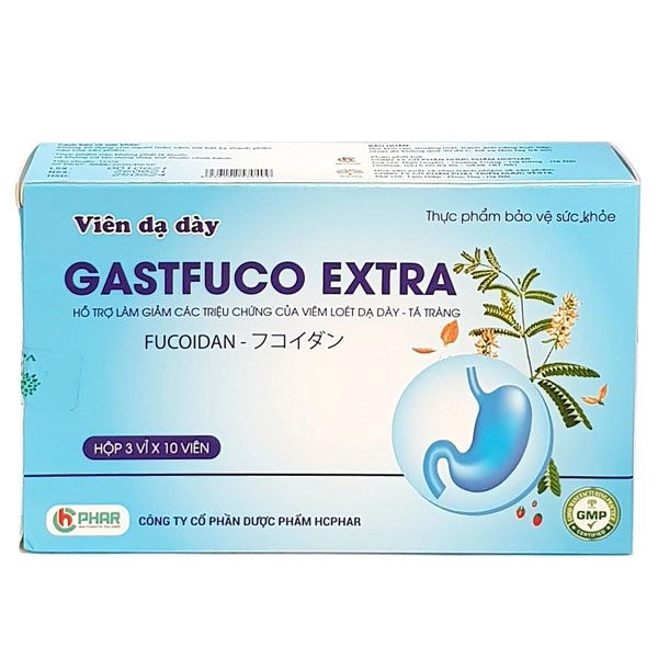 Viên dạ dày GASTFUCO EXTRA hộp 3 vỉ x 10 viên