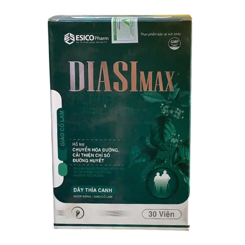 Hỗ trợ cải thiện chỉ số đường huyết DIASI MAX Esico Pharm hộp 30 viên