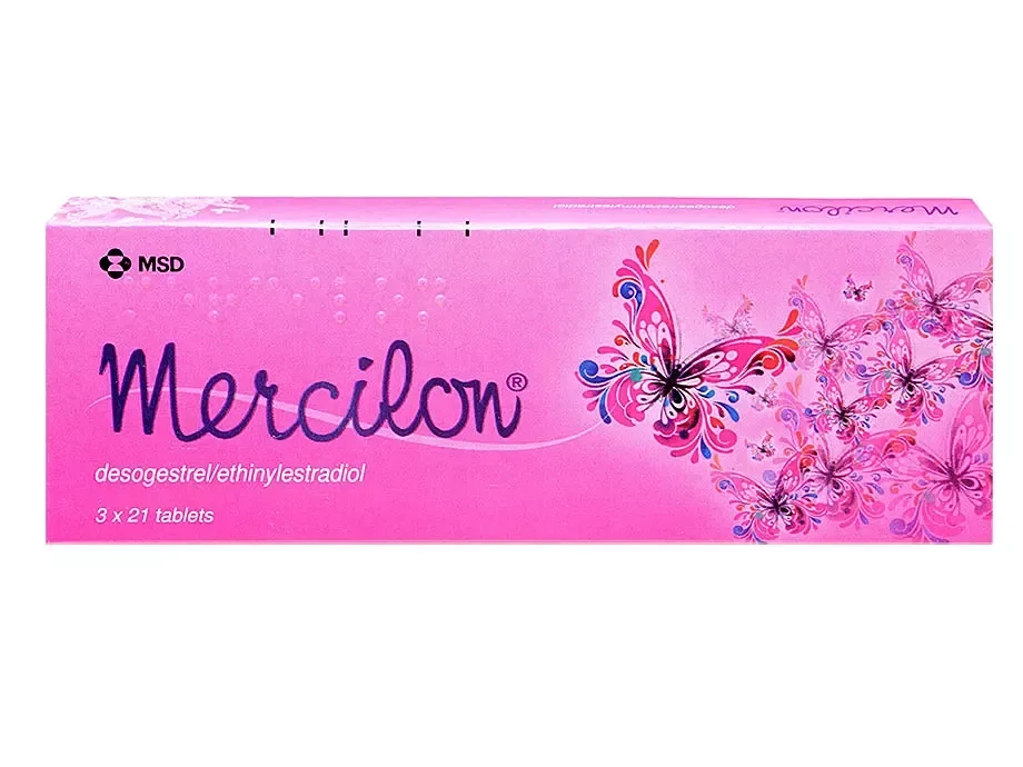 Thuốc tránh thai Mercilon MSD hộp 21 viên