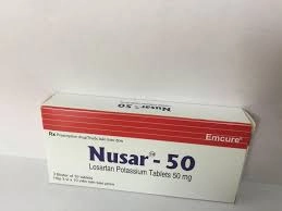 Thuốc trị tăng huyết áp Nusar 50 hộp 3 vỉ x 10 viên