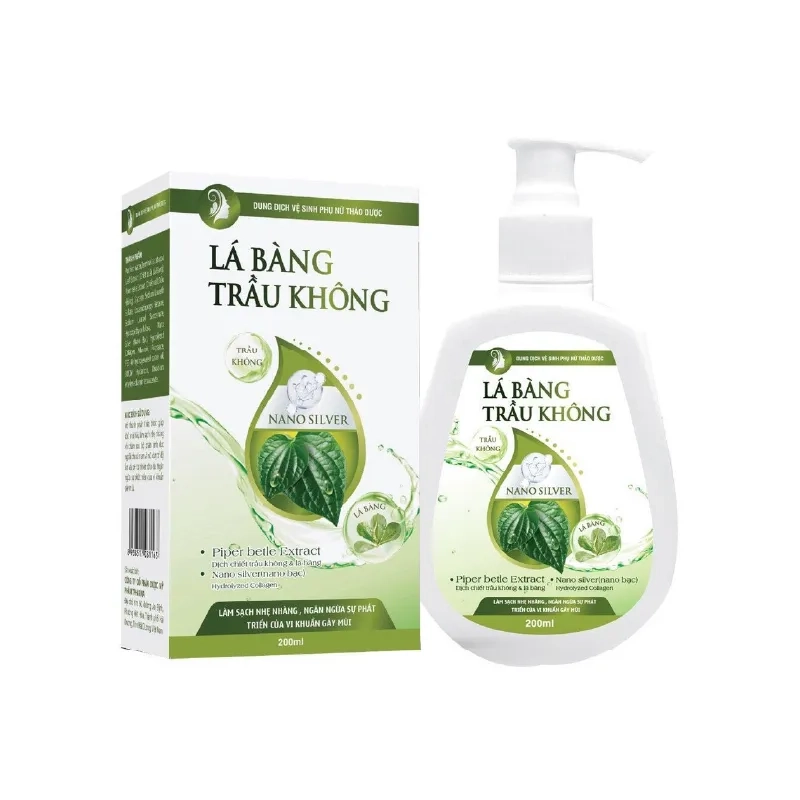 Dung dịch vệ sinh phụ nữ Lá Bàng Trầu Không chai 200ml
