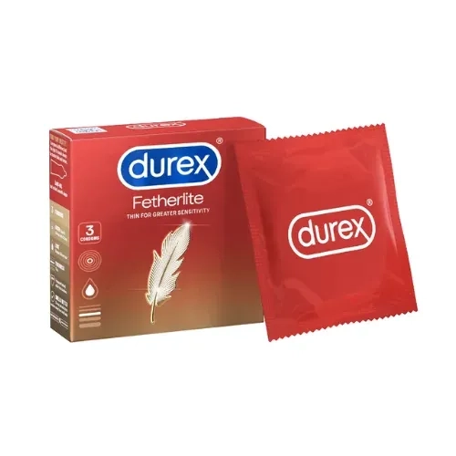 Bao cao su siêu mỏng Durex Fetherlite hộp 3 cái