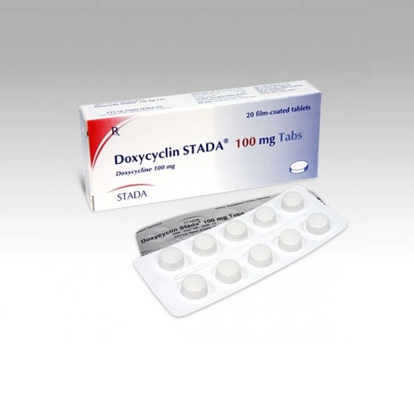 Thuốc kháng sinh Doxycyclin Stada 100 mg Tabs hộp 20 viên